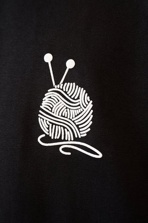 Cutline Jet Black Hoodie