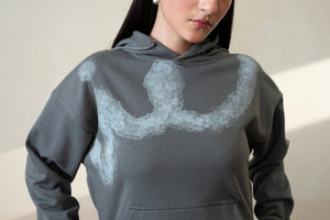 Relaxed Gunmetal Hoodie