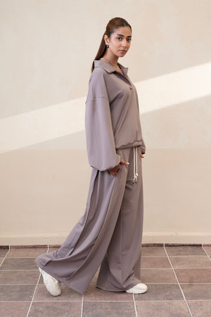 Oversized Intent Purple Dove Top
