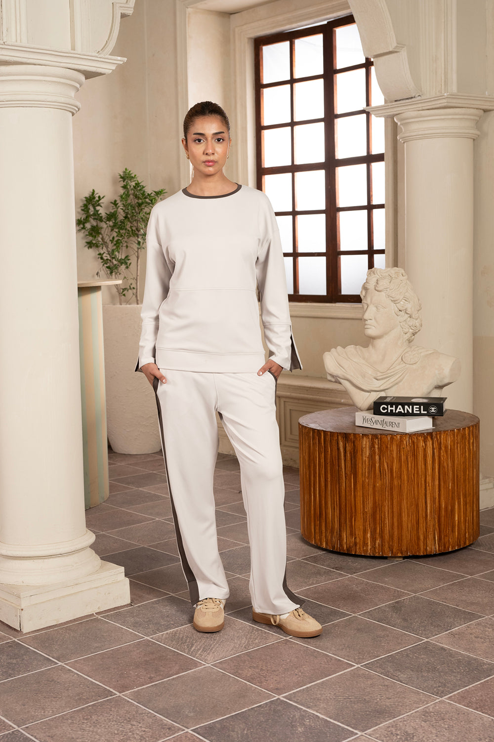 Panelled Theory Cannoli Cream Track Suit