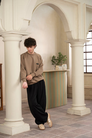 Raglan Pine Bark Oversized Sweat