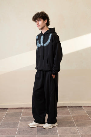 Arc Jet Black Trouser Men