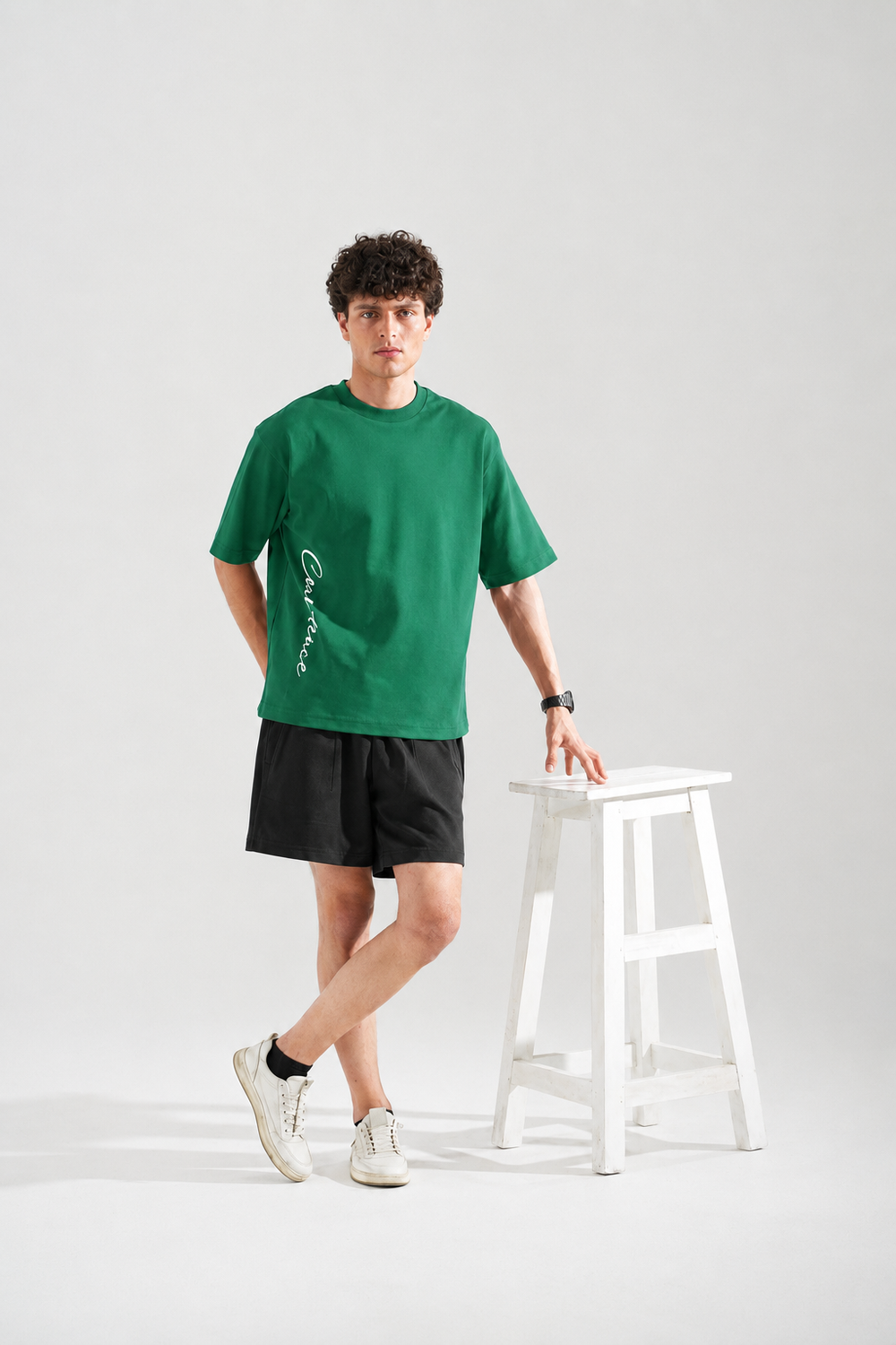 Quiet Confidence Green Tee