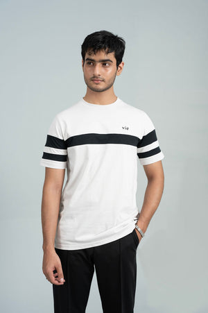 Frame Lilac Panel Tee