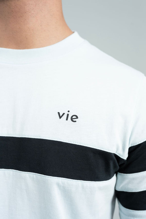 Frame Ice Blue Panel Tee