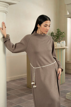 Longline Walnut Tunic Set