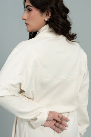 Shift Half-Zip Crop Top