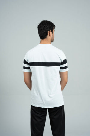 Frame Ice Blue Panel Tee