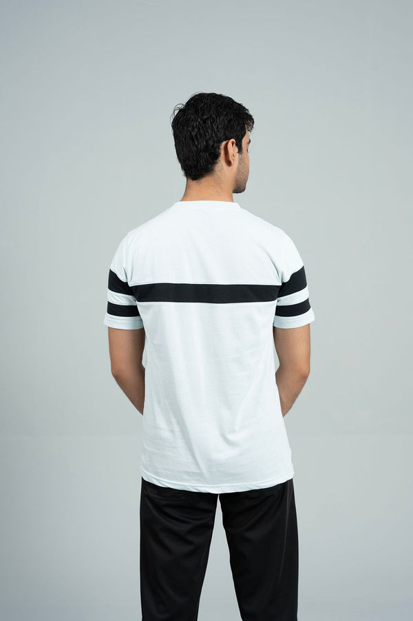 Frame Ice Blue Panel Tee
