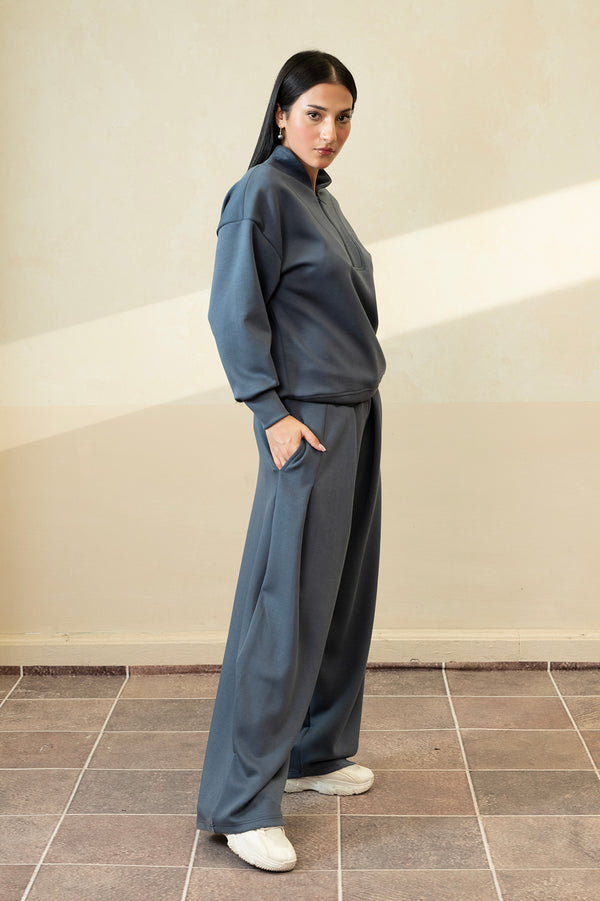Pleatfall Stratified Sea Sweatpant