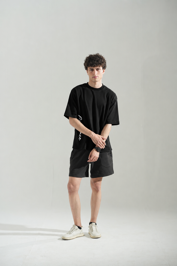 Quiet Confidence Black Tee