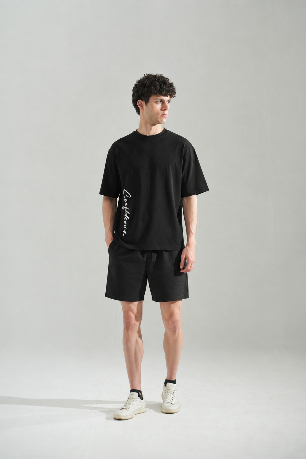 Quiet Confidence Black Tee