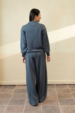 Pleatfall Stratified Sea Sweatpant