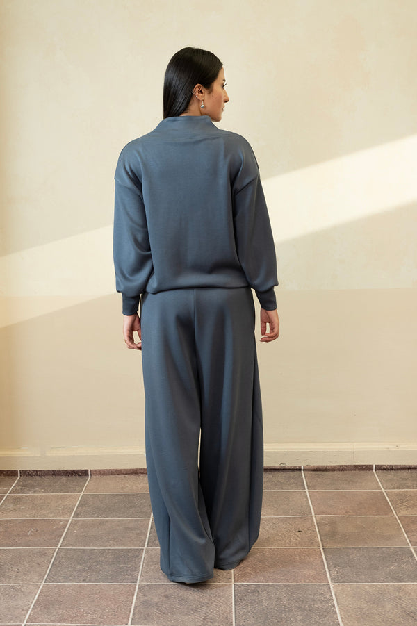 Pleatfall Stratified Sea Sweatpant