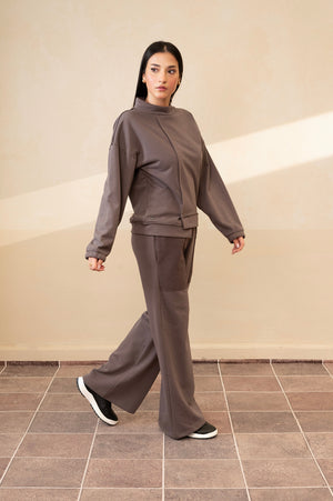 Off-Duty Dark Gull Grey Track Set