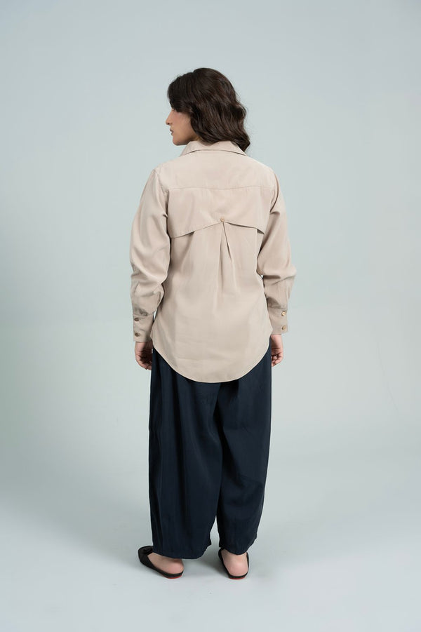 Offset Beige Shirt