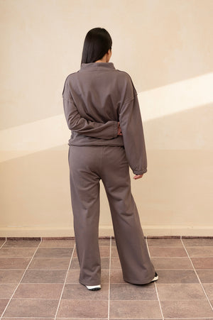 Off-Duty Dark Gull Grey Track Set