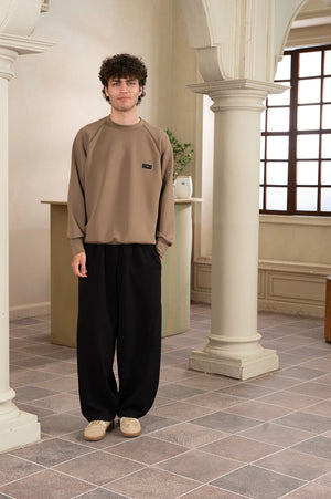 Raglan Pine Bark Oversized Sweat