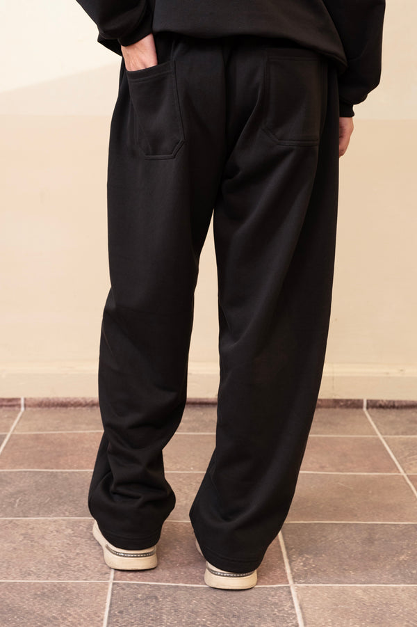 Volume Jet Black Trouser Men