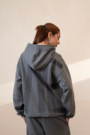 The Pullover Gunmetal Hoodie