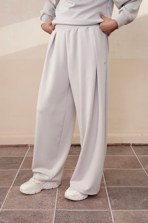 Pleatfall Silver Grey Sweatpant