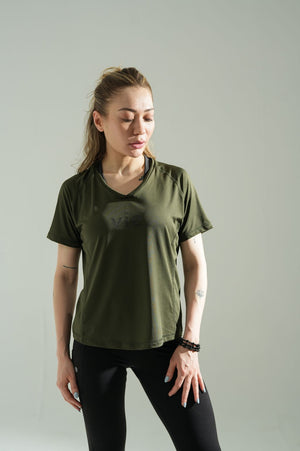 Velocity Olive Tee