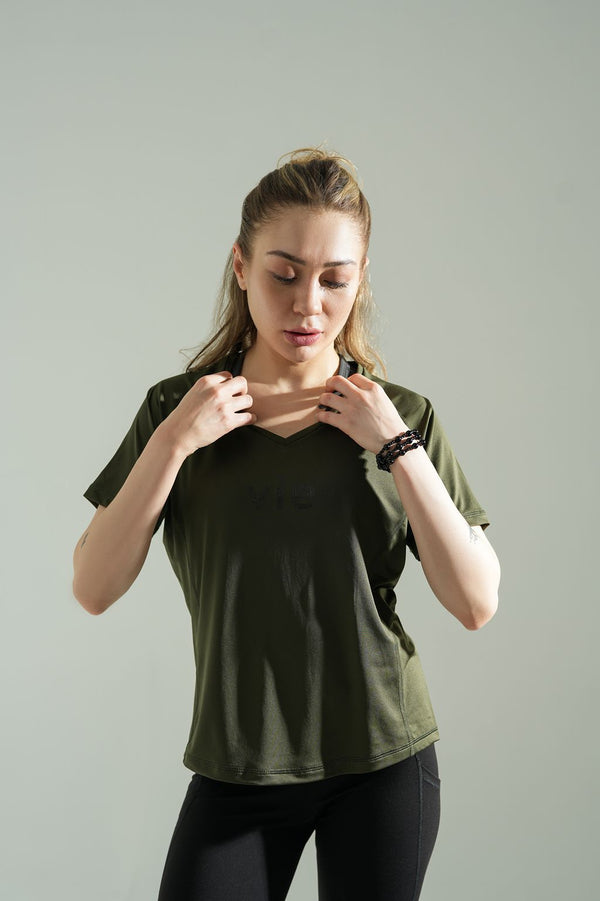 Velocity Olive Tee