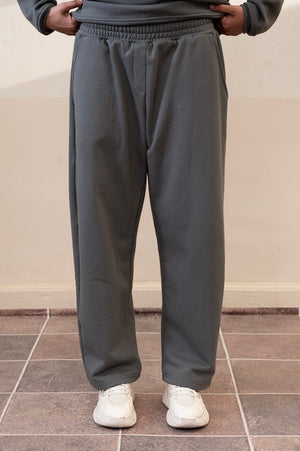 Volume Gunmetal Trouser Women