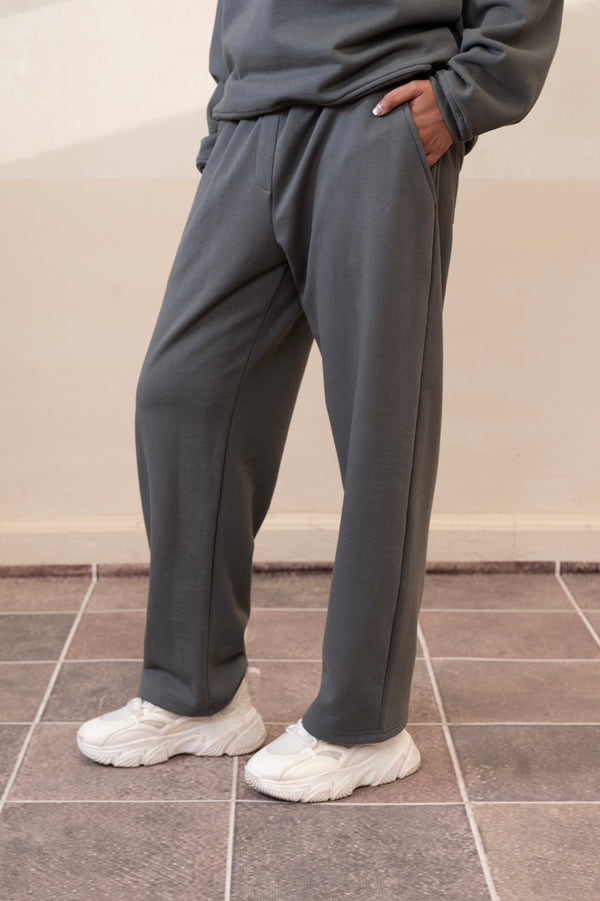 Volume Gunmetal Trouser Women