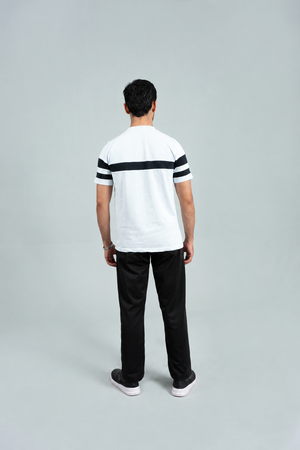 Frame Ice Blue Panel Tee