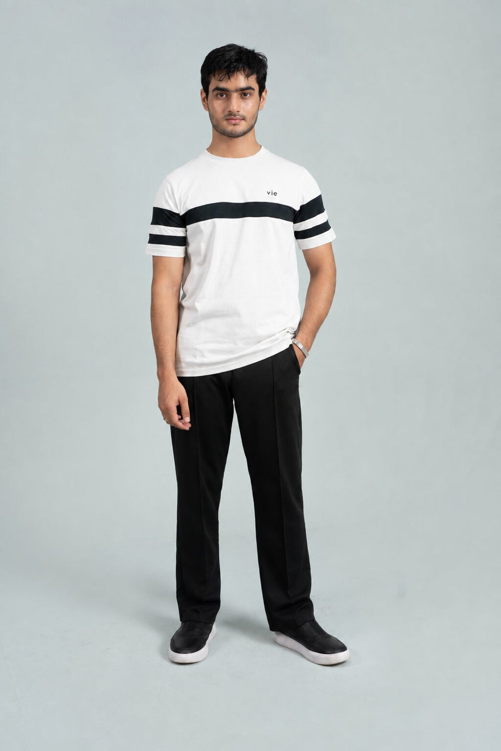 Frame Lilac Panel Tee