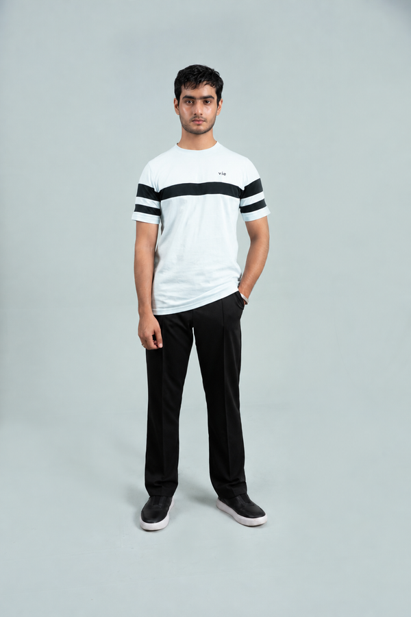 Frame Ice Blue Panel Tee