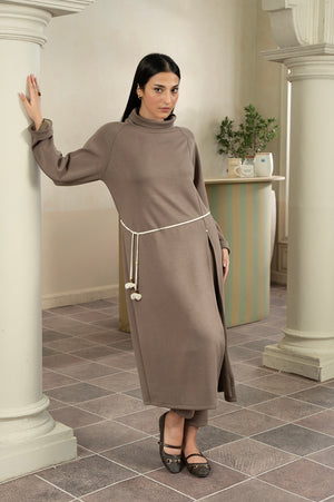 Longline Walnut Tunic Set