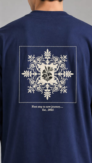 Heritage Crest Navy Blue Tee