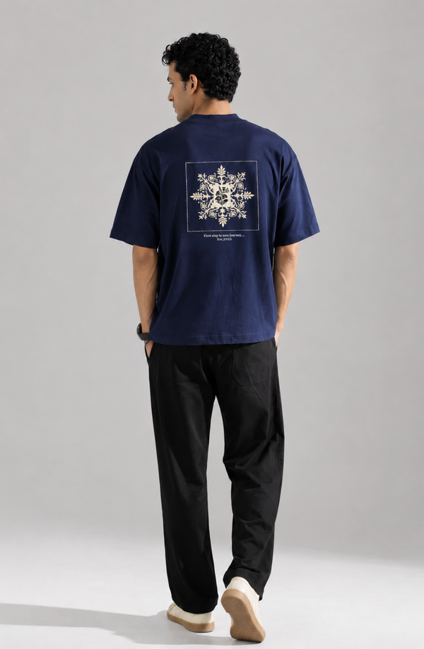 Heritage Crest Navy Blue Tee