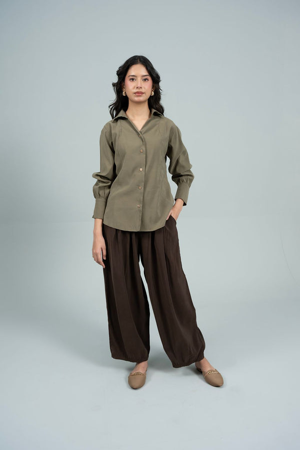 Arc Barrel Brown Trouser