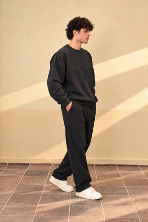 Washed Charcoal Sweat