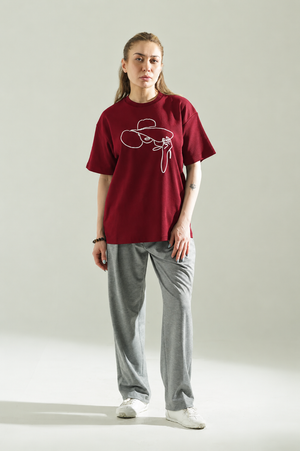 The Future Is Female Maroon Tee