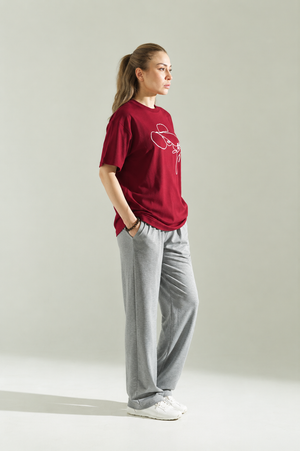 The Future Is Female Maroon Tee