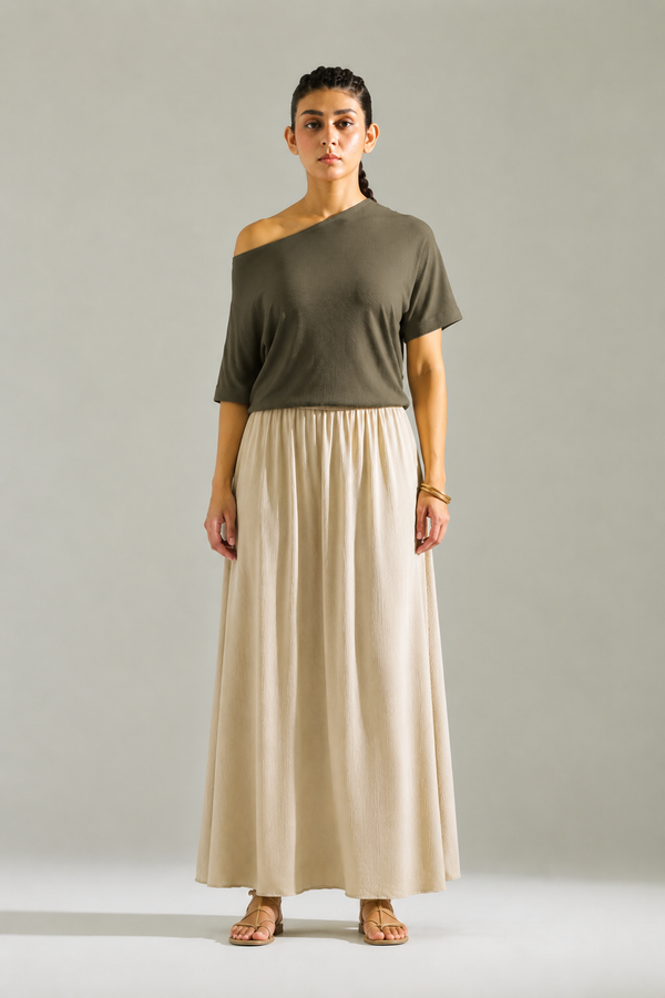 Luxe Olive Green Top