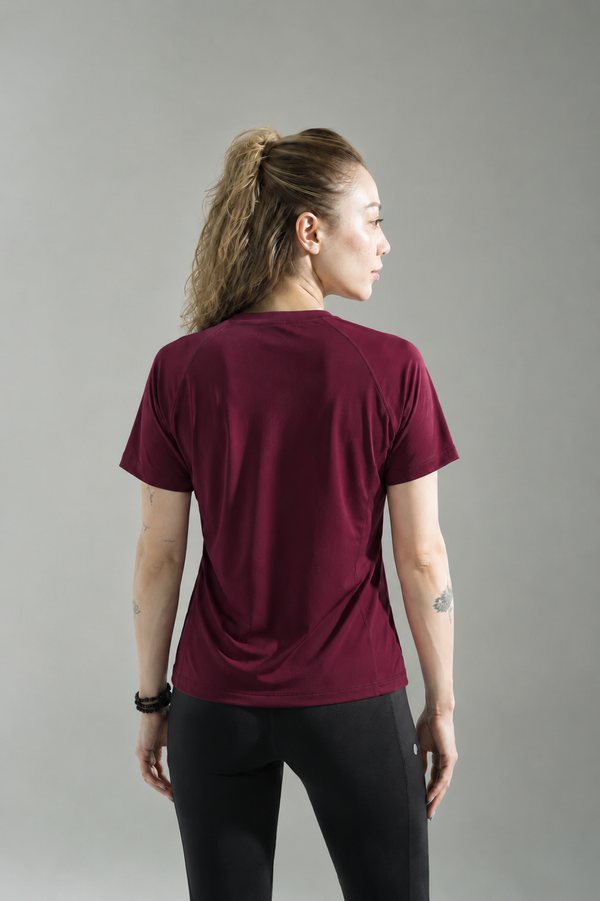 Velocity Maroon Tee