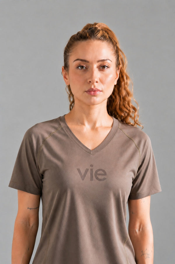 Velocity Beige Tee