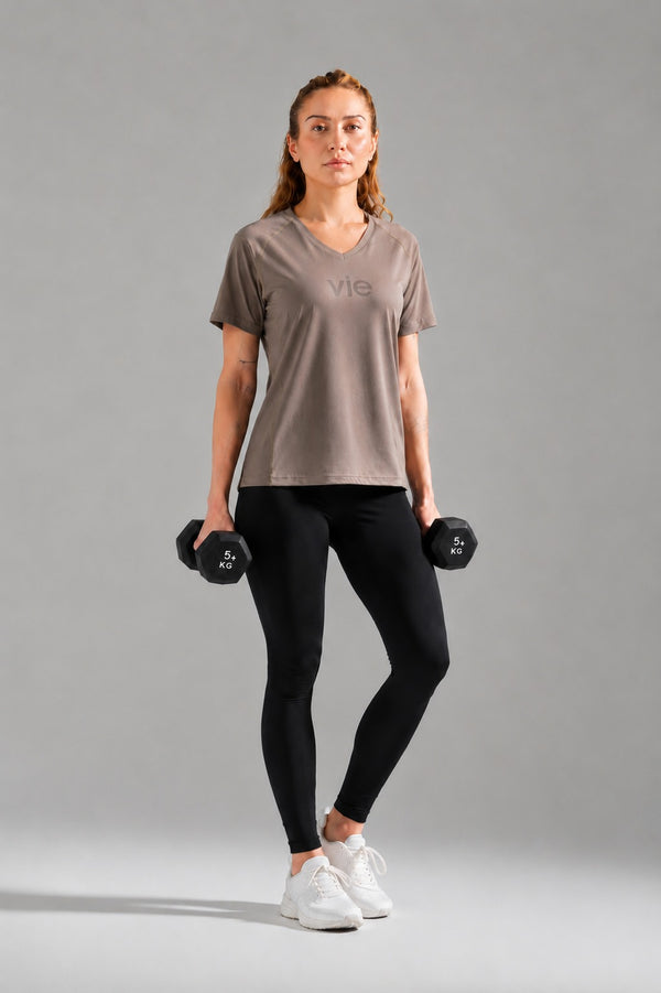 Velocity Beige Tee