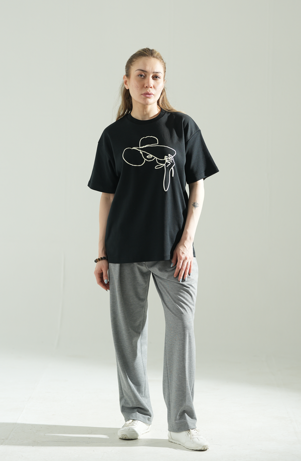 The Future Is Female Black Tee