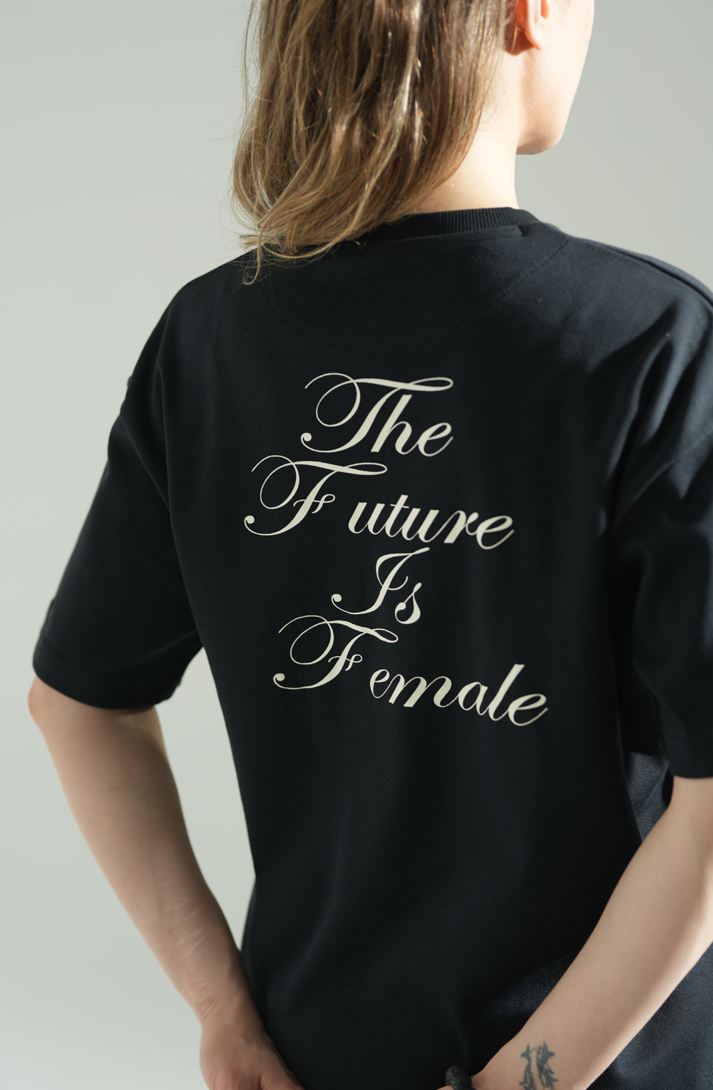 The Future Is Female Black Tee
