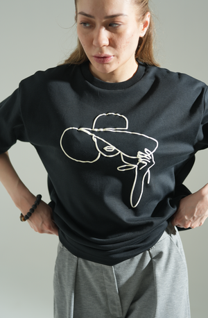 The Future Is Female Black Tee