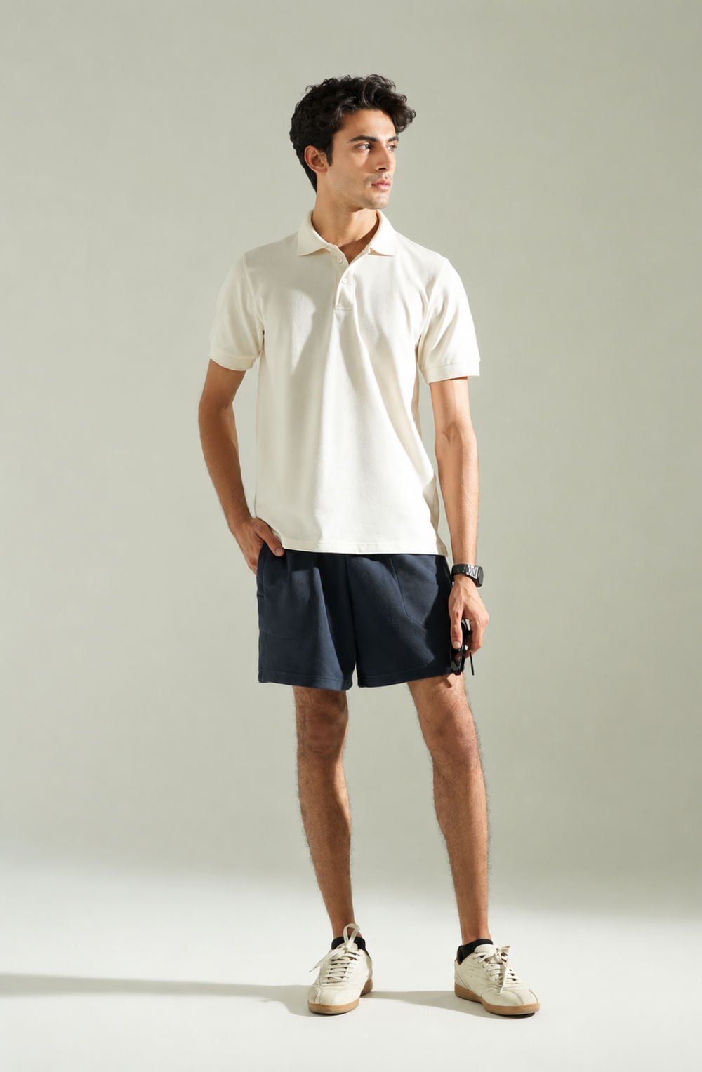 Apex White Polo