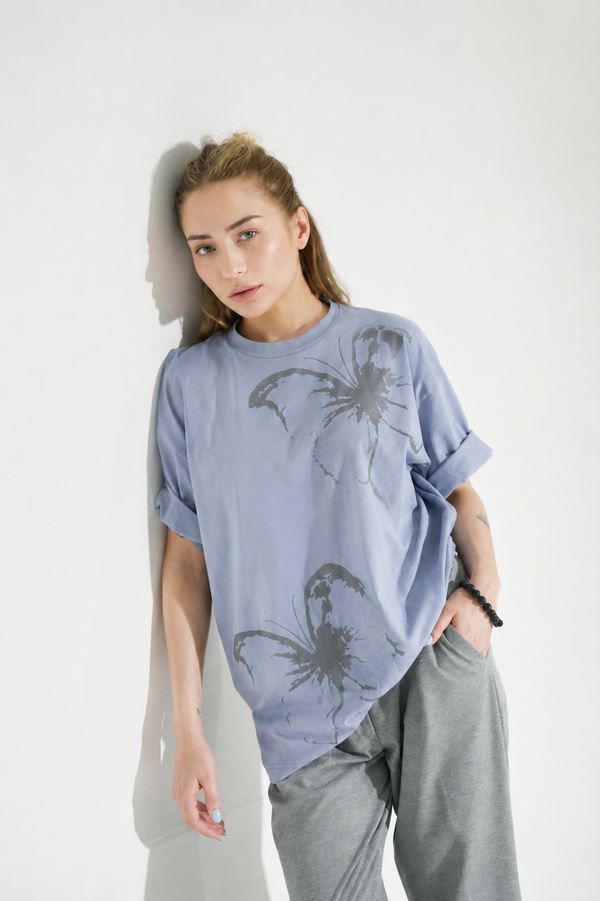 Butterfly Dusty Preiwinkle Tee