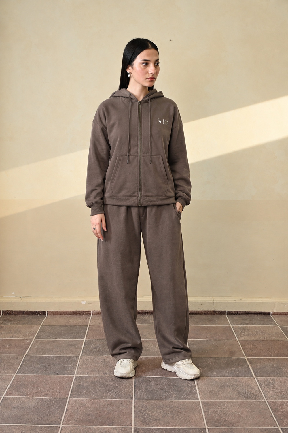 Volume Dark Gull Grey Trouser Women