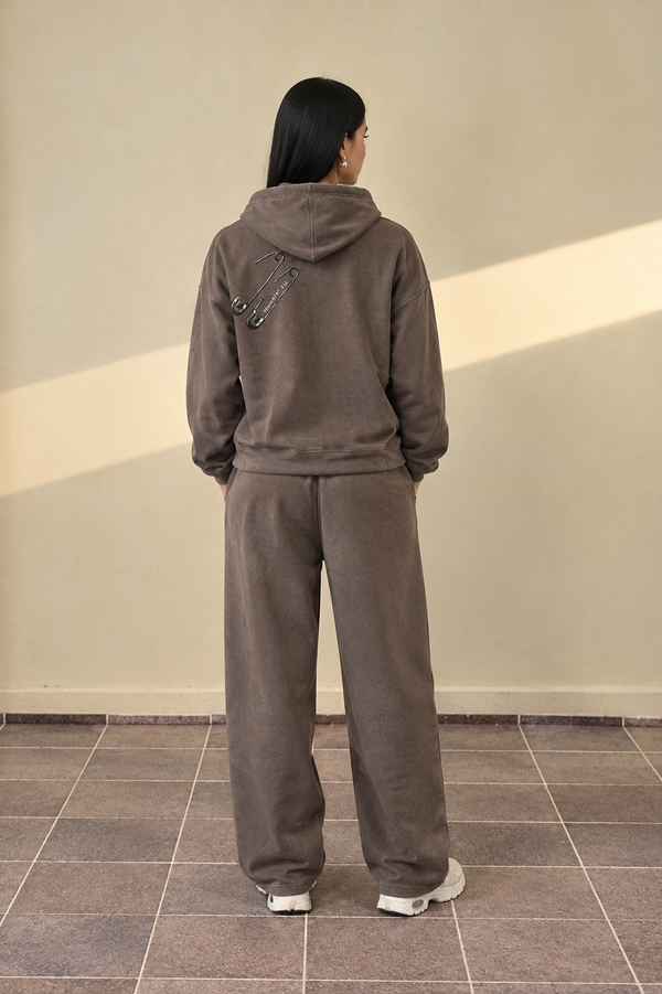 Volume Dark Gull Grey Trouser Women